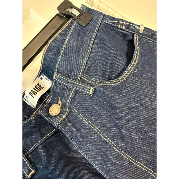 Paige Straight Leg Dark Wash Jeans NWOT Size 27 - Picture 5 of 6